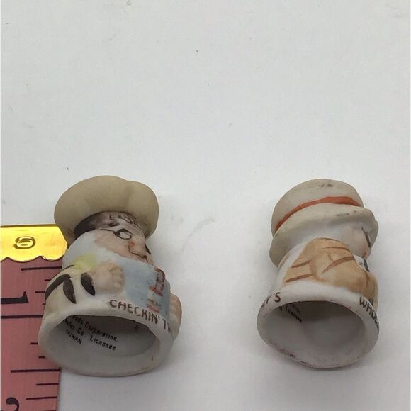 Hershey’s JH Schuler Porcelain Baker Thimbles - Picture 3 of 5